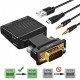 VGA TO HDMI Adapter Converter with Audio Power Cable VGA TO HDMI Adapter Converter with Audio Power Cable