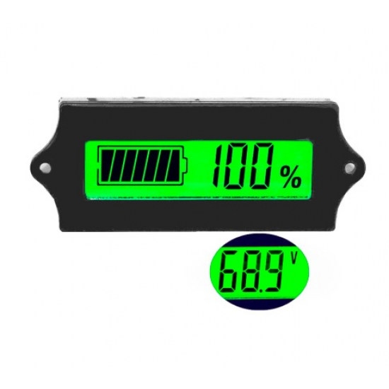 GY-6 Indicateur de capacité de batterie LCD  (acide / lithium) 