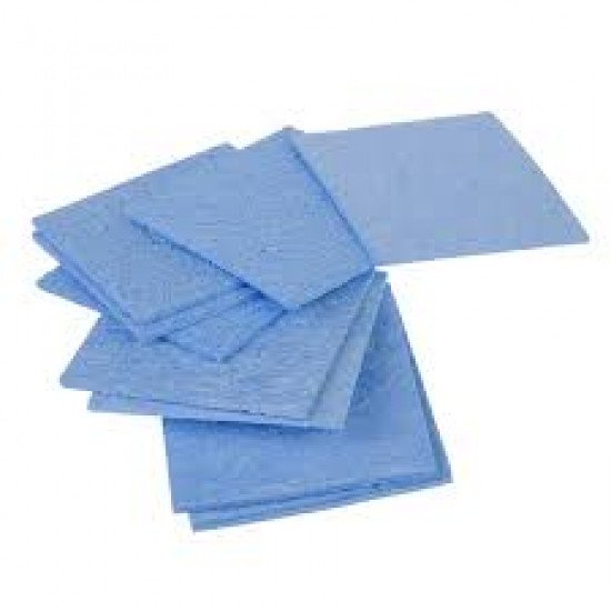 Eponges de Nettoyage de Rechange de Fer à Souder 60 x 60mm Bleu