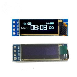0,91 pouces DC 5V 3.3V 128x32  LCD OLED Module d'affichage Bleu  0,91 pouces DC 5V 3.3V 128x32  LCD OLED Module d'affichage Bleu