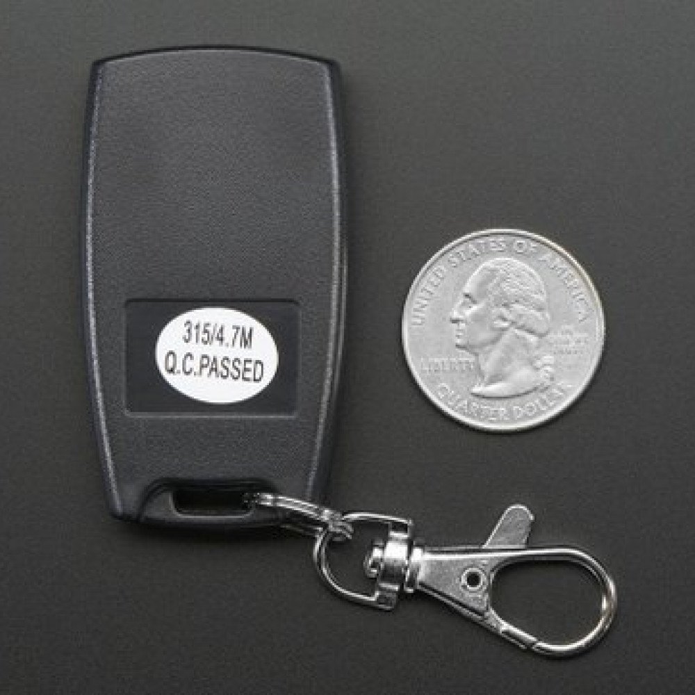 waterproof 4key remote controller 315Mhz
