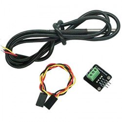 3 V-5.5 V DS18B20 Module de sonde de capteur de température étanche 3 V-5.5 V DS18B20 Module de sonde de capteur de température étanche