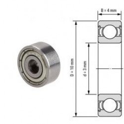 Roulement à billes  623ZZ-3 * 10*4mm Roulement à billes  623ZZ-3 * 10*4mm