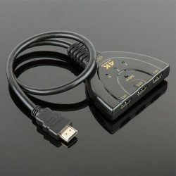 Splitter HDMI 3 ports Câble adaptateur TV HD 4K * 2K  3 IN 1 Out Splitter HDMI 3 ports Câble adaptateur TV HD 4K * 2K  3 IN 1 Out