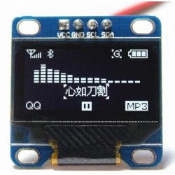 Module d'affichage OLED 0.96inch - SPI/I2C- 128x64 -4broches (Bleu) Module d'affichage OLED 0.96inch - SPI/I2C- 128x64 -4broches (Bleu)