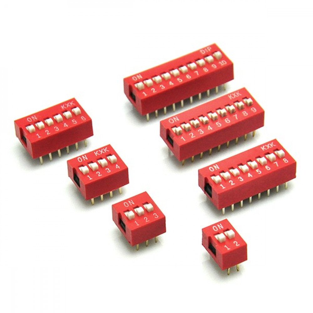 Dip Switch Assorted Kit 50PCS