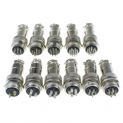 GX20 Connecteur circulaire mâle et femelle de 20 mm 6Broches GX20 Connecteur circulaire mâle et femelle de 20 mm 6Broches