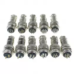 2x Fiche prise banane femelle noir 4mm 15A 250V 45mm nickelé avec prise 2mm