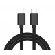 20V 3A 60W Câble de charge rapide PD Type-C à Type-C PD 1M