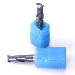4mm Double Flute Fraise revêtue d'acier de tungstène
