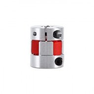 Coupleur d'arbre flexible en aluminium 8X8X25mm