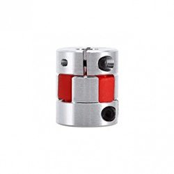 Coupleur d'arbre flexible en aluminium 8X8X25mm Coupleur d'arbre flexible en aluminium 8X8X25mm