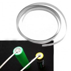 Ruban de connexion de batterie Li-ion 18650 en nickel 0.1mm * 10mm ( 1Par Metre)  Ruban de connexion de batterie Li-ion 18650 en nickel 0.1mm * 10mm ( 1Par Metre)