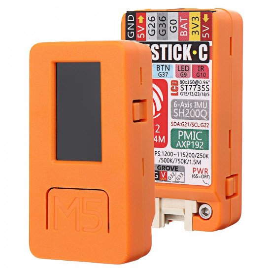 M5StickC ESP32 PICO Color LCD Mini IoT Development Board Finger Computer M5Stack® M5StickC ESP32 PICO Color LCD Mini IoT Development Board Finger Computer M5Stack®