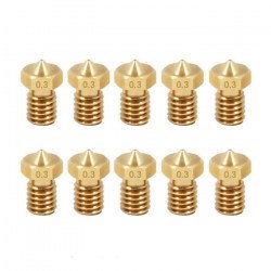 Buse en laiton V6 pour filament de 3mm Buse en laiton V6 pour filament de 3mm