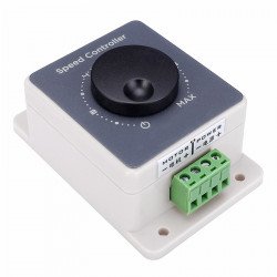 Régulateur de contrôleur de vitesse de moteur à courant continu DC 10-60V 10A Régulateur de contrôleur de vitesse de moteur à courant continu DC 10-60V 10A