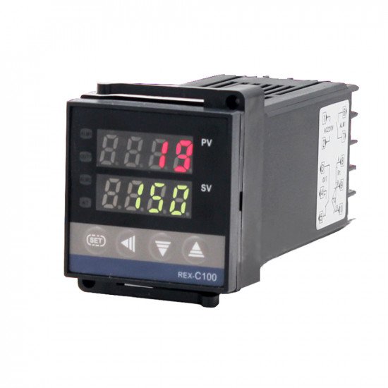 Régulateur de température numérique 400 °C REX-C100 100-240V