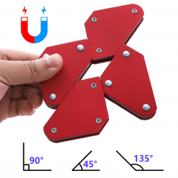 Support carré magnétique de soudage 4 pièces