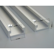 Rail en T en alliage d'aluminium à coulisse 800MM
