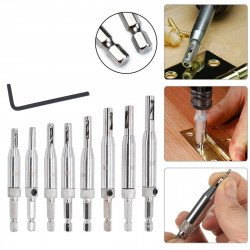 8 pièces auto-centrage en alliage d'aluminium 8 pièces auto-centrage en alliage d'aluminium