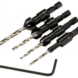 4pcs DB-C2 Ensemble de forets à fraiser pour menuiserie  4pcs DB-C2 Ensemble de forets à fraiser pour menuiserie