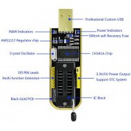 CH341A 24 25 Series EEPROM Flash BIOS programmeur 