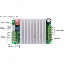 Contrôleur  de moteur pas à pas  TB6600 4.5A DC10V-45V Contrôleur  de moteur pas à pas  TB6600 4.5A DC10V-45V