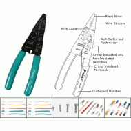  CP-412G Pince à dénuder / coupe-fil - 24-10AWG