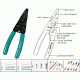  CP-412G Pince à dénuder / coupe-fil - 24-10AWG