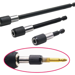 Tige d'extension de tournevis électrique magnétique 3pcs 60/100 / 150mm  Tige d'extension de tournevis électrique magnétique 3pcs 60/100 / 150mm