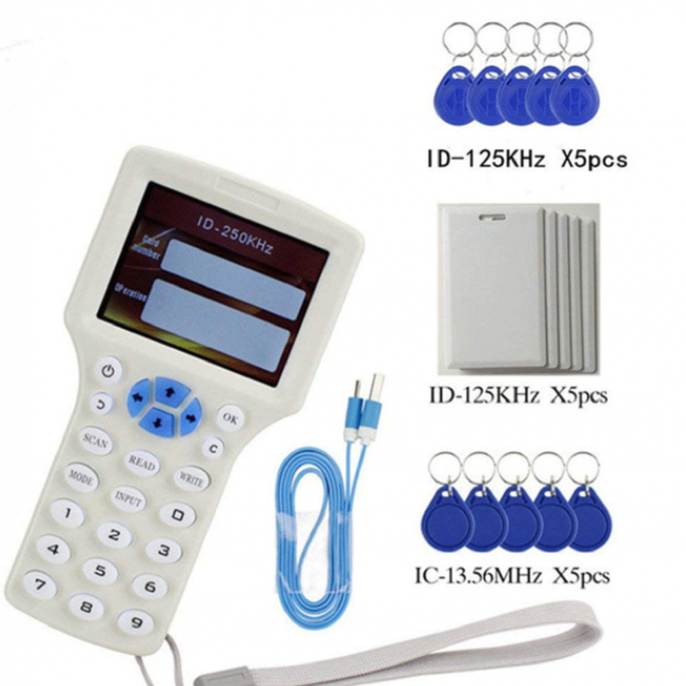 RFID Reader Writer Copier Duplicator IC/ID for 125Khz 13.56Mhz