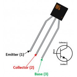 2SC1815 TO-92 0.15A/50 V transistor NPN   2SC1815 TO-92 0.15A/50 V transistor NPN