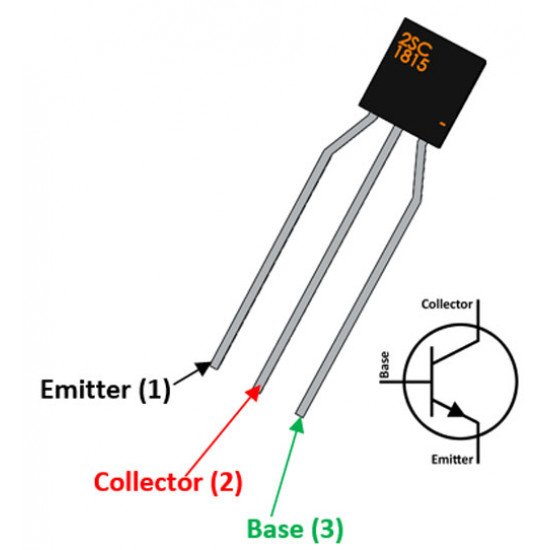  2SC1815 TO-92 0.15A/50 V transistor NPN 