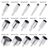 Diamant  Ensemble De Scie Foret 6-50 mm de Verre de Marbre de Tuile En Céramique 15PCS