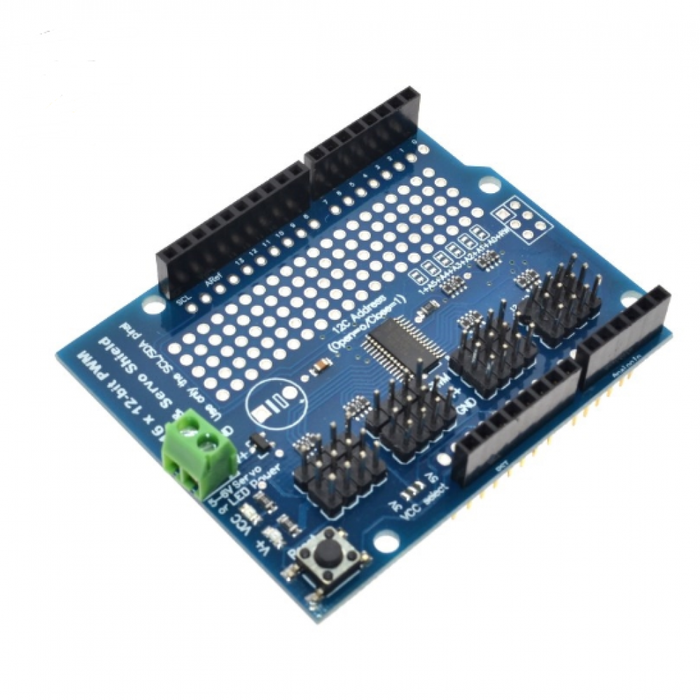 16-Channel 12-bit PWM/Servo Shield