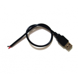 2AWG 2A 2Pin USB cable Male connector 1m 