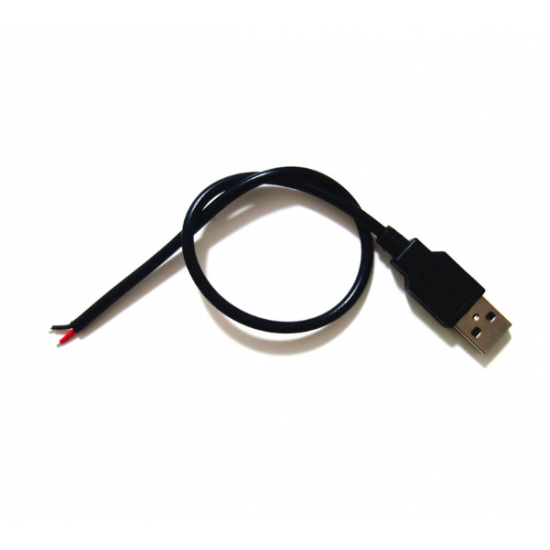 Câble USB 6.5mm 2A  2Pin Connecteur mâle 1m