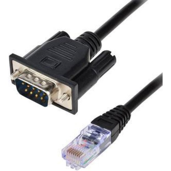 RJ45 mâle vers DB9 RS232 male 1.5m RJ45 mâle vers DB9 RS232 male 1.5m