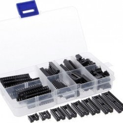 66Pcs DIP IC Sockets Adaptateur  6,8,14,16,18,20,24,28 Pin 66Pcs DIP IC Sockets Adaptateur  6,8,14,16,18,20,24,28 Pin