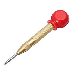 Poinçon de broche central automatique de 6mm avec chapeau rouge Poinçon de broche central automatique de 6mm avec chapeau rouge