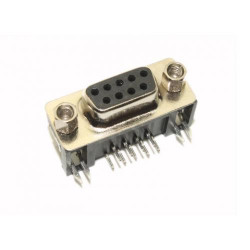 DR9 Connecteur femelle angle droit DR9 Connecteur femelle angle droit