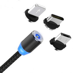 Câble magnétique Micro / Type C / iPhone 2M