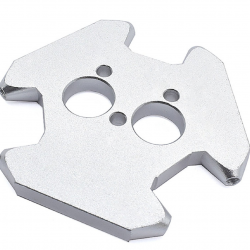 Support en aluminium M3 J-head V6 delta effectector 3MM Delta Kossel double tête d'impression Support en aluminium M3 J-head V6 delta effectector 3MM Delta Kossel double tête d'impression