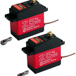 Servo numérique DS3225, 25KG, engrenage métallique 180 Degre Servo numérique DS3225, 25KG, engrenage métallique 180 Degre