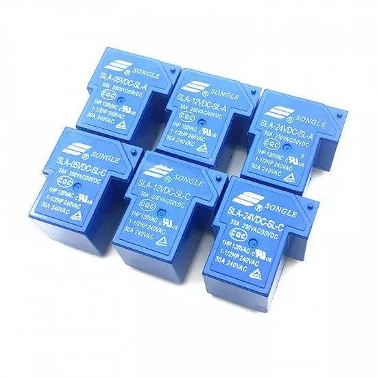 Relais SLA-VDC-SL-C 6PIN 5V 12V 24V