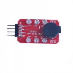 Indicateur d'alarme de basse tension de batterie  lipo 7.4V -11.1V 2S-3S  Indicateur d'alarme de basse tension de batterie  lipo 7.4V -11.1V 2S-3S