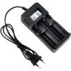 Chargeur de batterie double Li-ion intelligent 26650 18650 14500 16340 Prise UE Chargeur de batterie double Li-ion intelligent 26650 18650 14500 16340 Prise UE