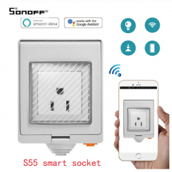 Prise intelligente Wi-Fi SONOFF S55 Prise intelligente Wi-Fi SONOFF S55