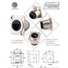 Connecteur de  type D RJ45 Module  métallique CAT6