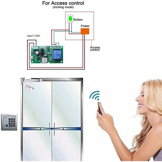 Module Relais Smart Switch WiFi RF 1CH 5V-32V Auto-Verrouillage